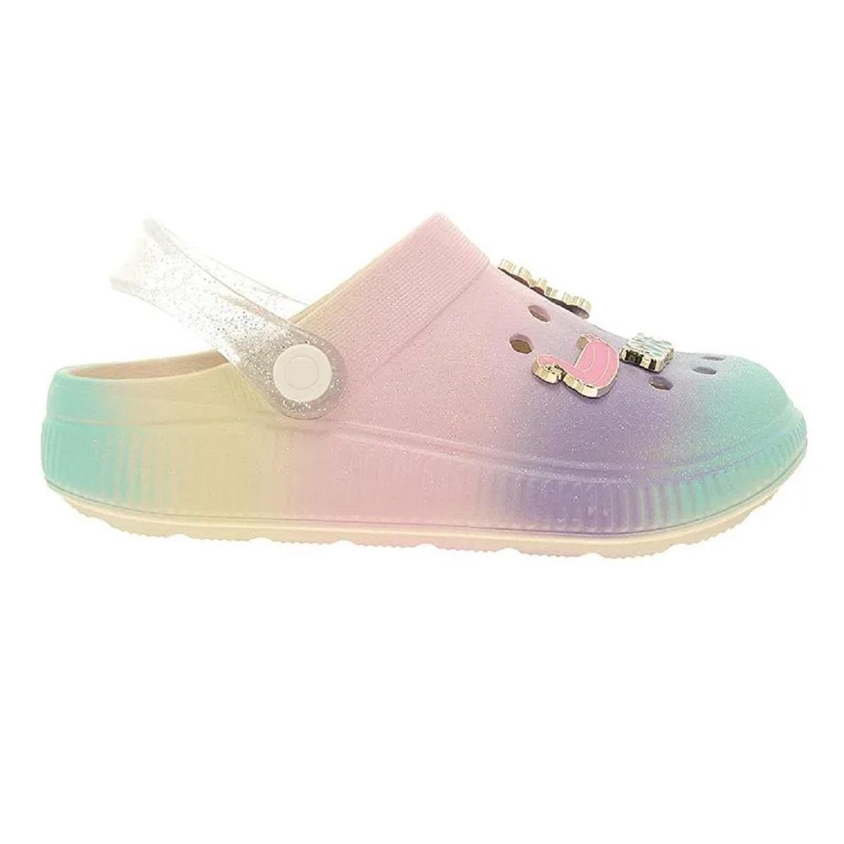 Sandália Babuche infantil Menina Molekinha 2591.408 Creme