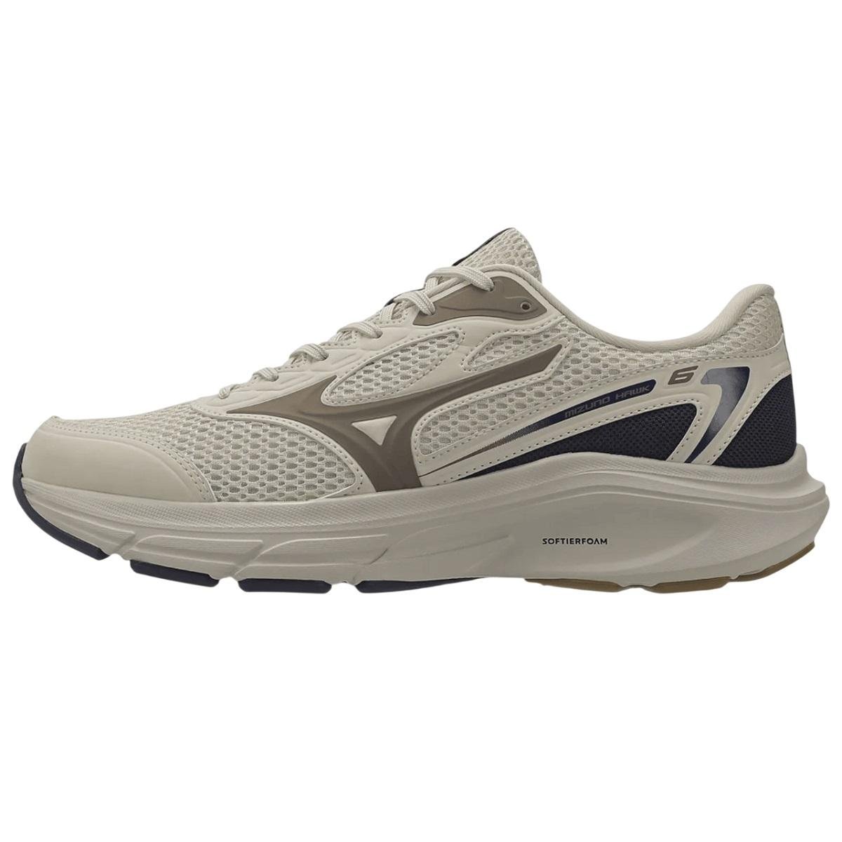 Tênis Esportivo Feminino Mizuno Hawk 6 Bege Bege 2