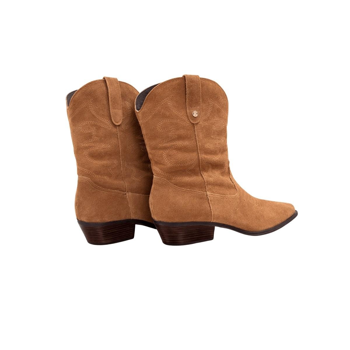 Bota Cano Médio Texana Country Bottero 347706 Caramelo Caramelo 3