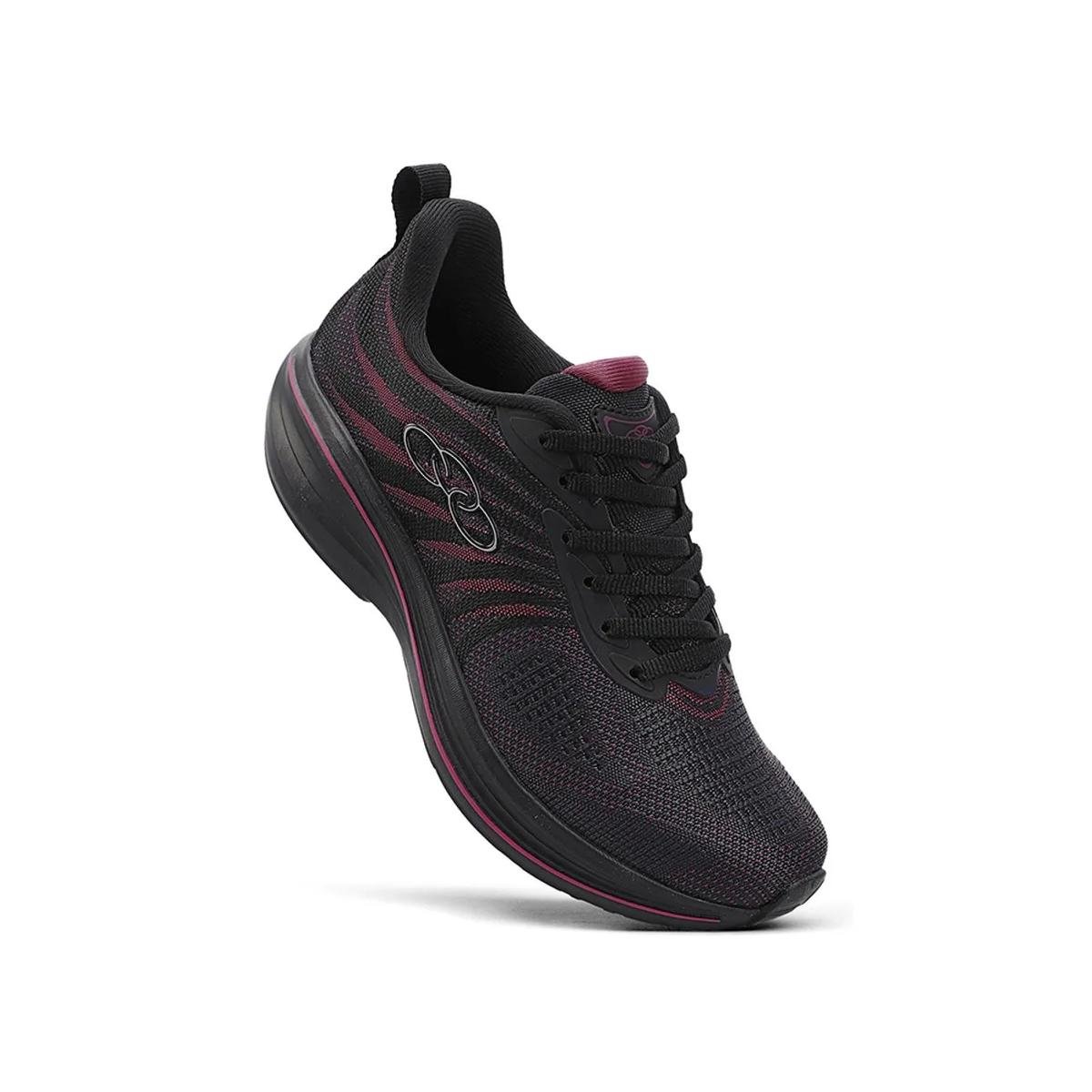 Tênis Esportivo Olympikus Feminino Bruma Preto Preto 4