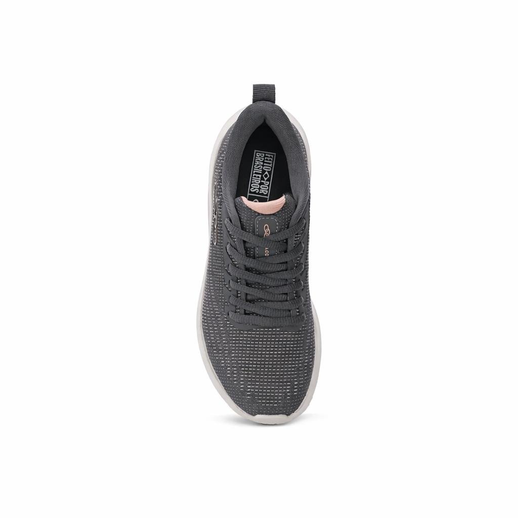 Tênis Casual Olympikus Feminino Acqua Areia Cinza 4