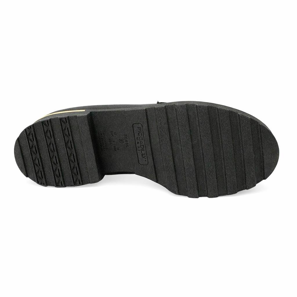Mocassim Feminino Loafer Piccadilly 735027 Preto Preto 4
