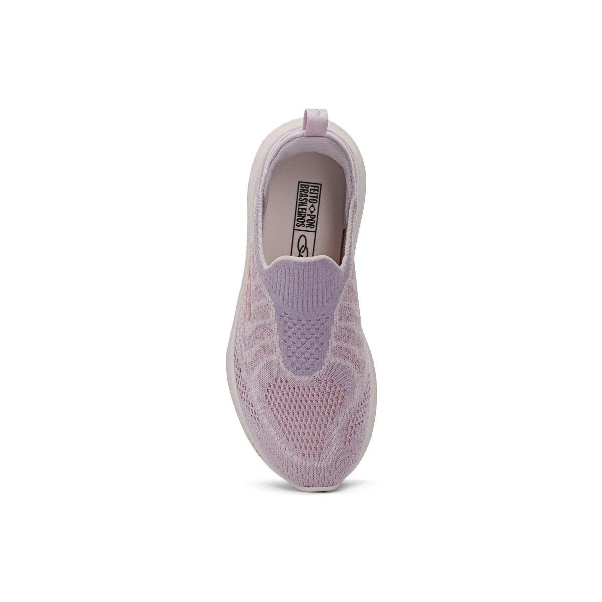 Tênis Esportivo Slip On Infantil Menina Olympikus Pixel Lílas Lilás 5