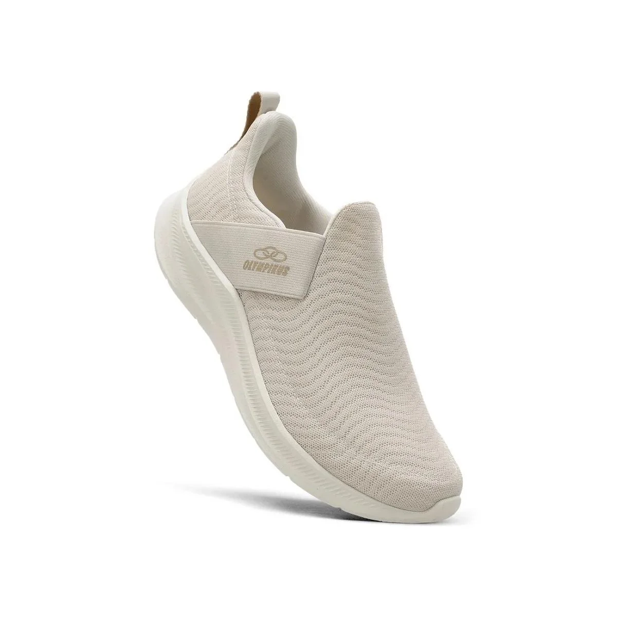 Tênis Esportivo Slip On Feminino Olympikus Flutua Areia Bege 3