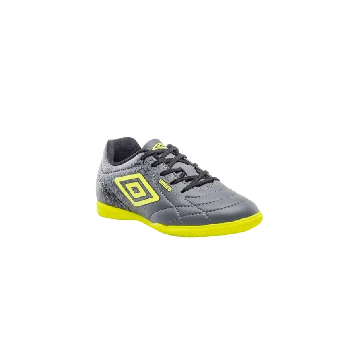 Chuteira Society Infantil Menino Umbro Class Neo Jr Cinza Cinza 3