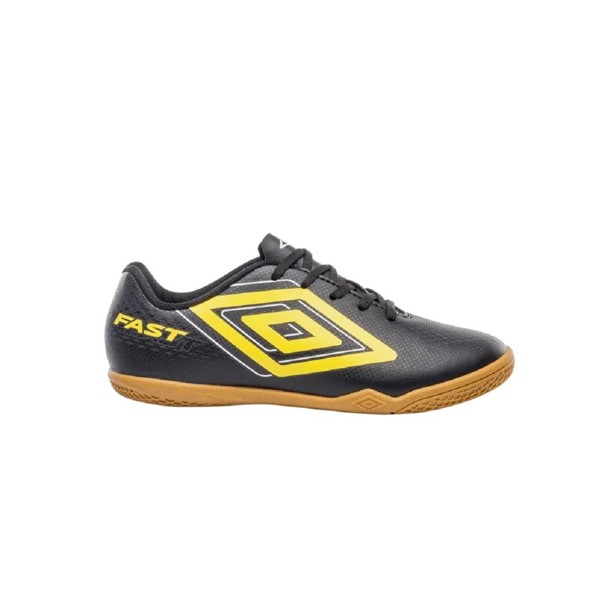 Chuteira Indoor infantil Menino Umbro Fast II Jr Preto