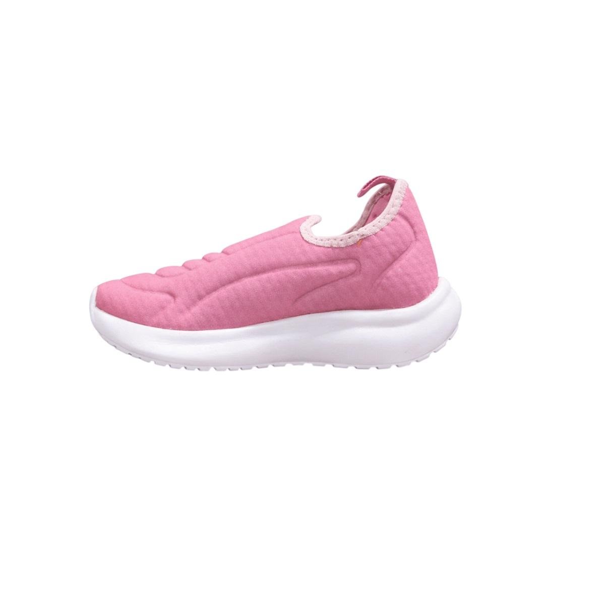 Tênis Slip On Infantil Menina Kidy 458 Rosa Rosa 2