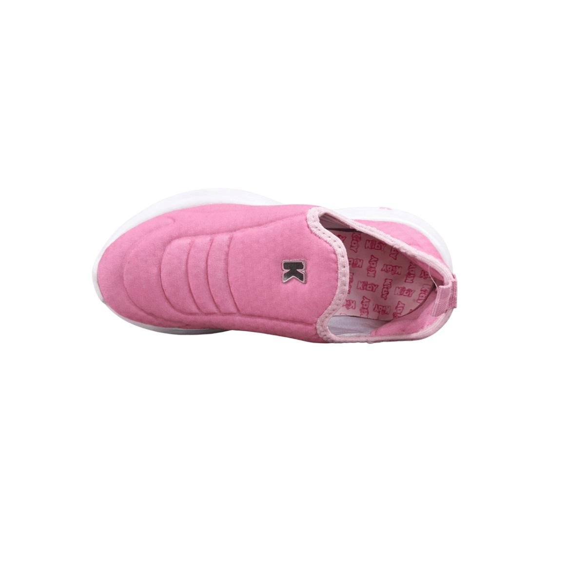 Tênis Slip On Infantil Menina Kidy 458 Rosa Rosa 3