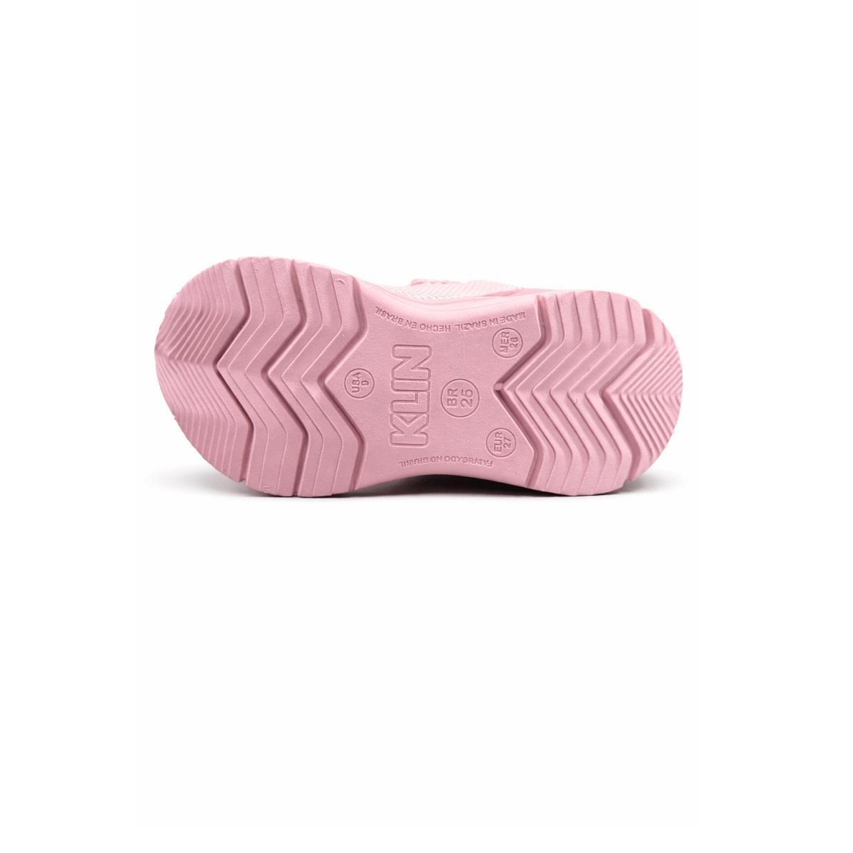 Tênis Infantil Menina Klin 199128000 Rosa Rosa 4