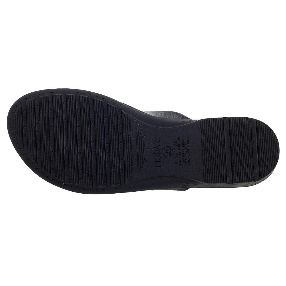 Rasteira Feminina Modare Ultraconforto 7053.138 Preto Preto 4