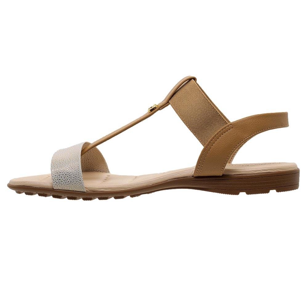 Sandália Rasteira Modare Ultraconforto 7141.163 Nude Bege 2
