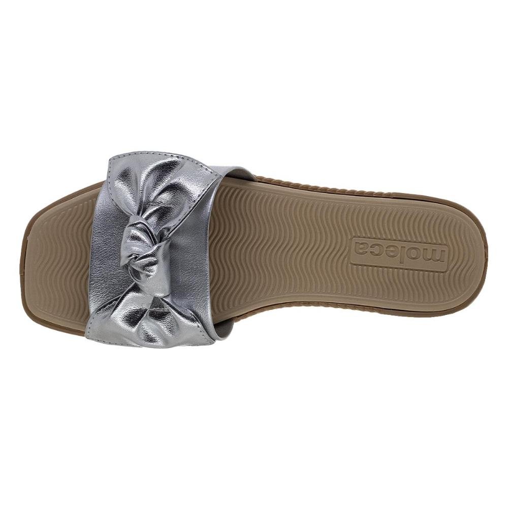 Rasteira Feminina Moleca 5494.114 Prata Prata 3