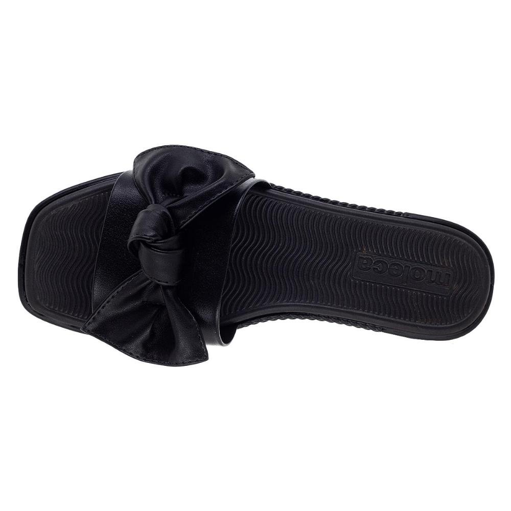 Rasteira Feminina Moleca 5494.114 Preto Preto 3