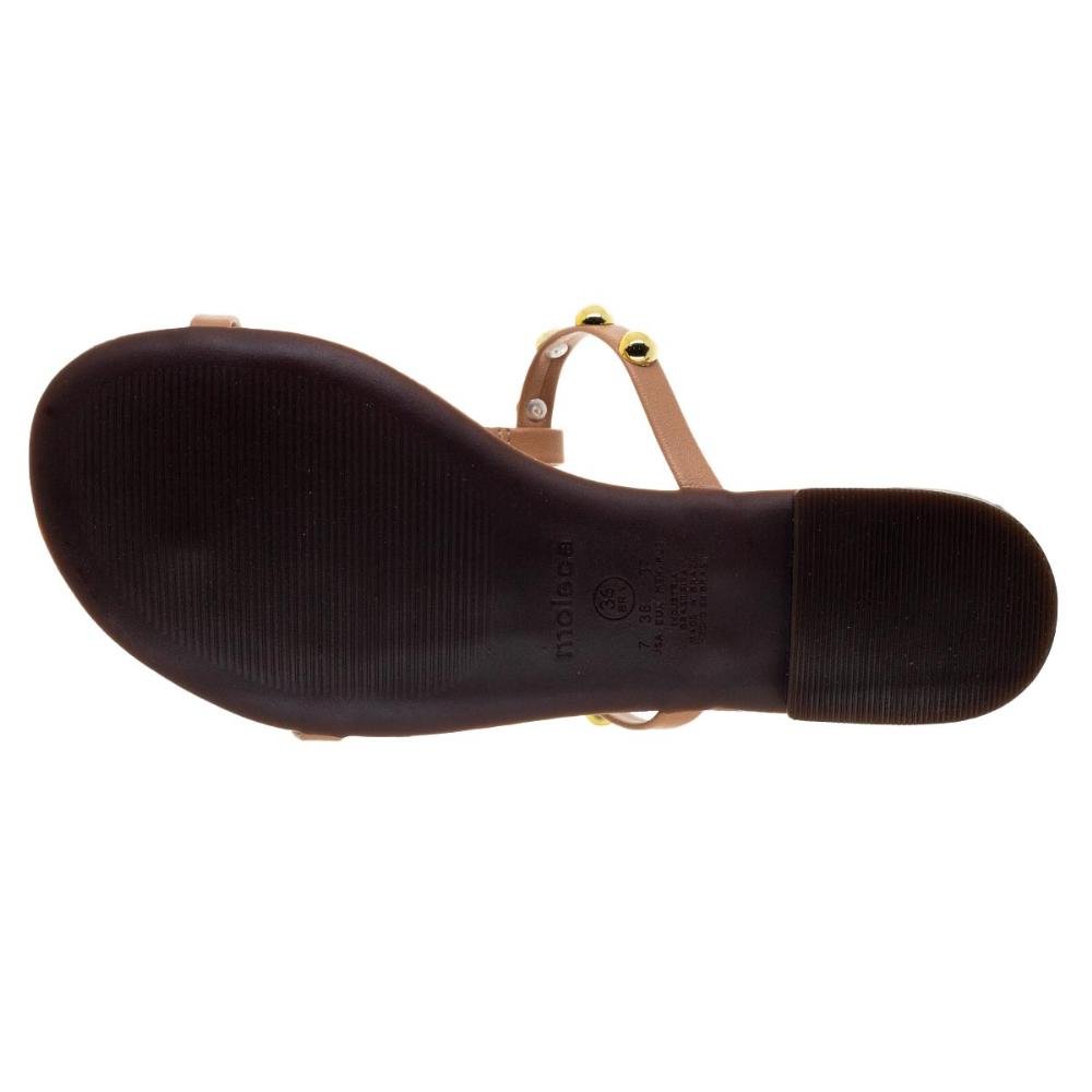 Rasteira Feminina Moleca 5429.451 Nude Bege 4