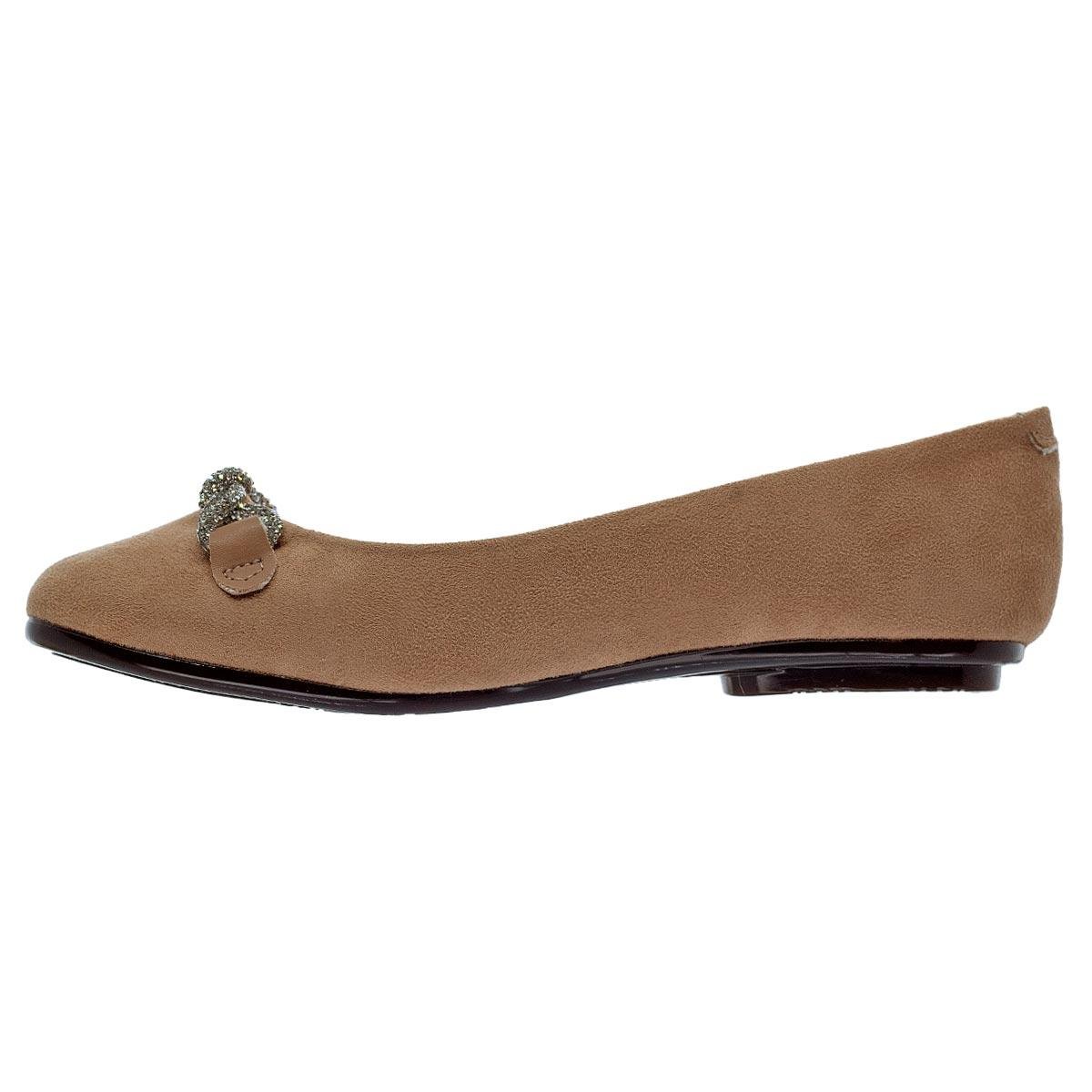 Sapatilha Feminina Moleca 5094.1602 Nude Bege 2