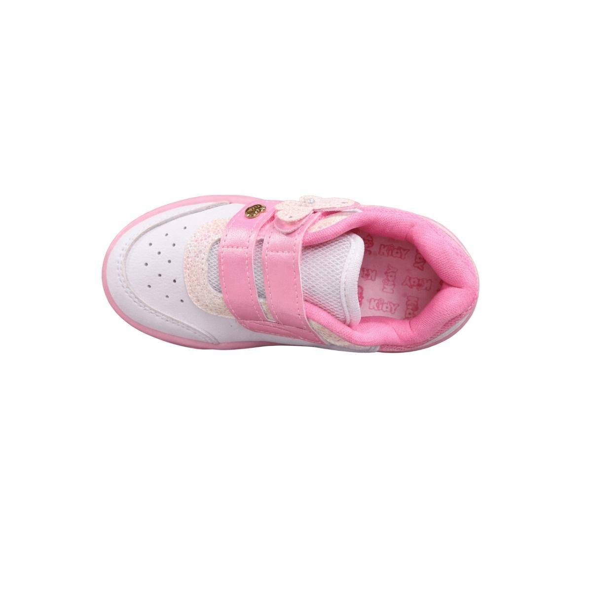 Tênis Slip On Infantil Menina Kidy 313 Branco Branco 3