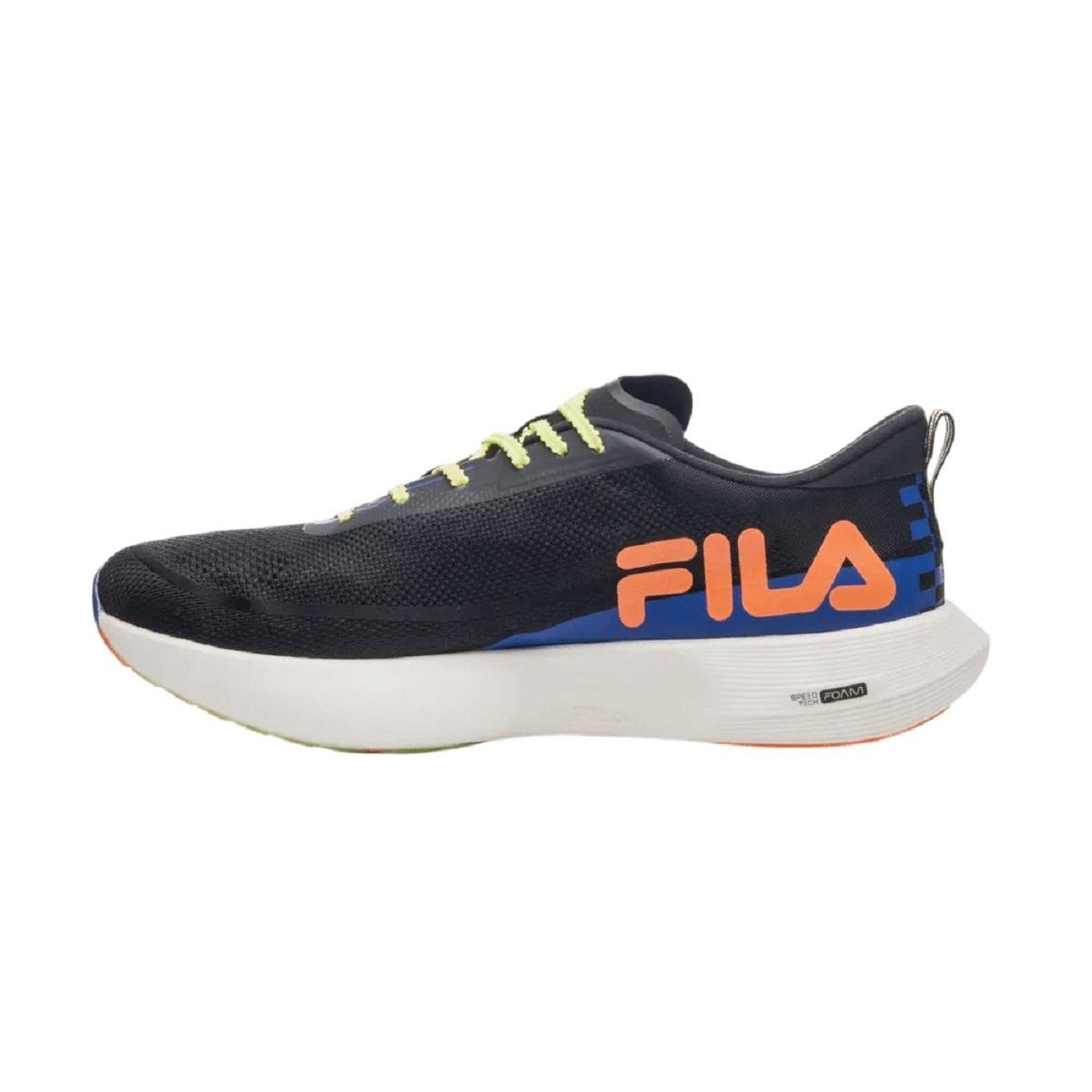 Tênis Esportivo Corrida Masculino Fila KR7 Pro Speed Preto Preto 2