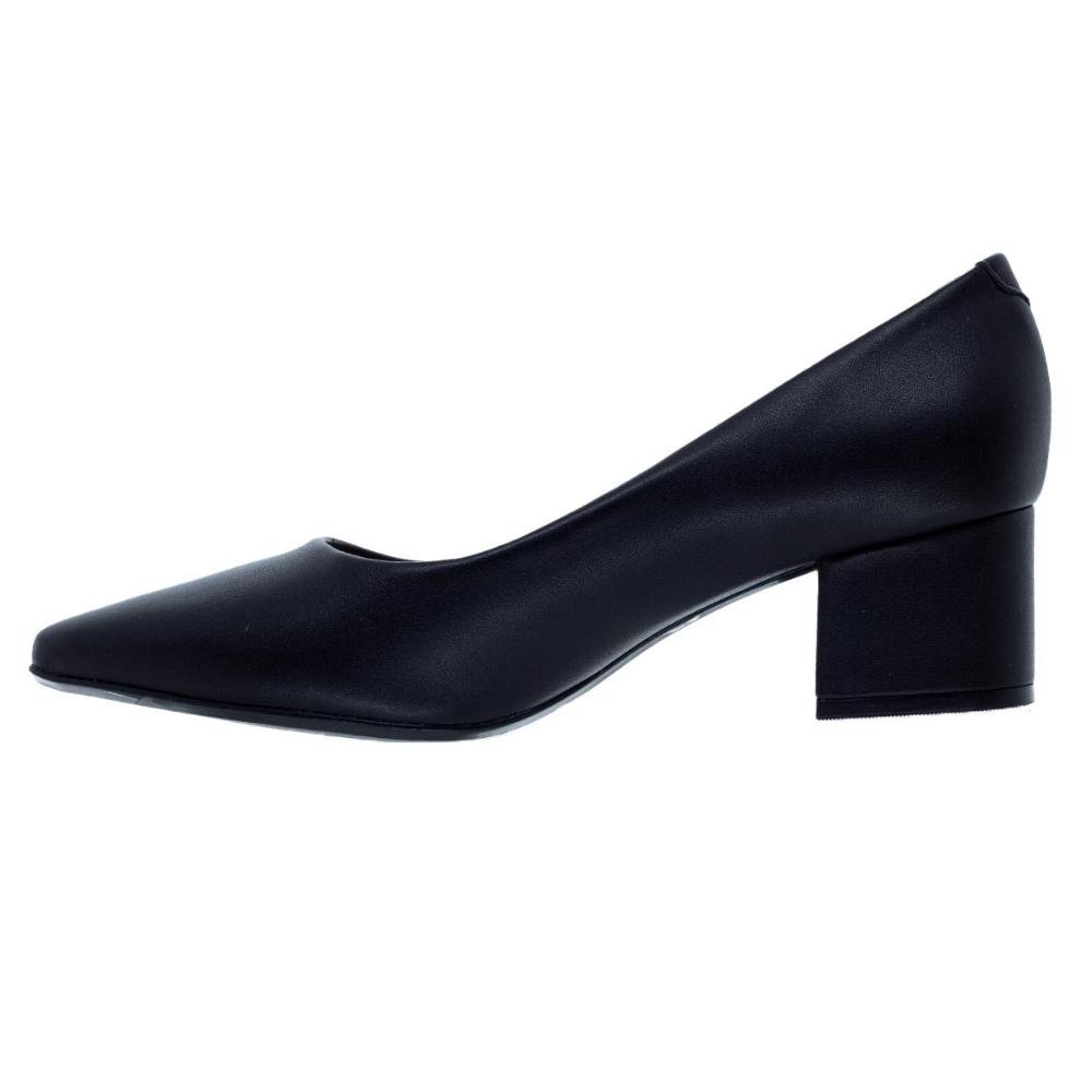 Sapato Salto Médio Feminino Vizzano 1220.315 Preto Preto 2