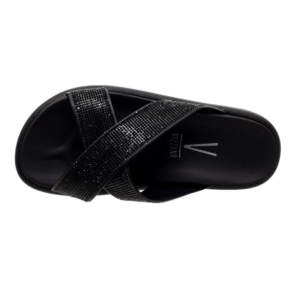 Chinelo Feminino Papete Vizzano 6459.122 Preto Preto 3