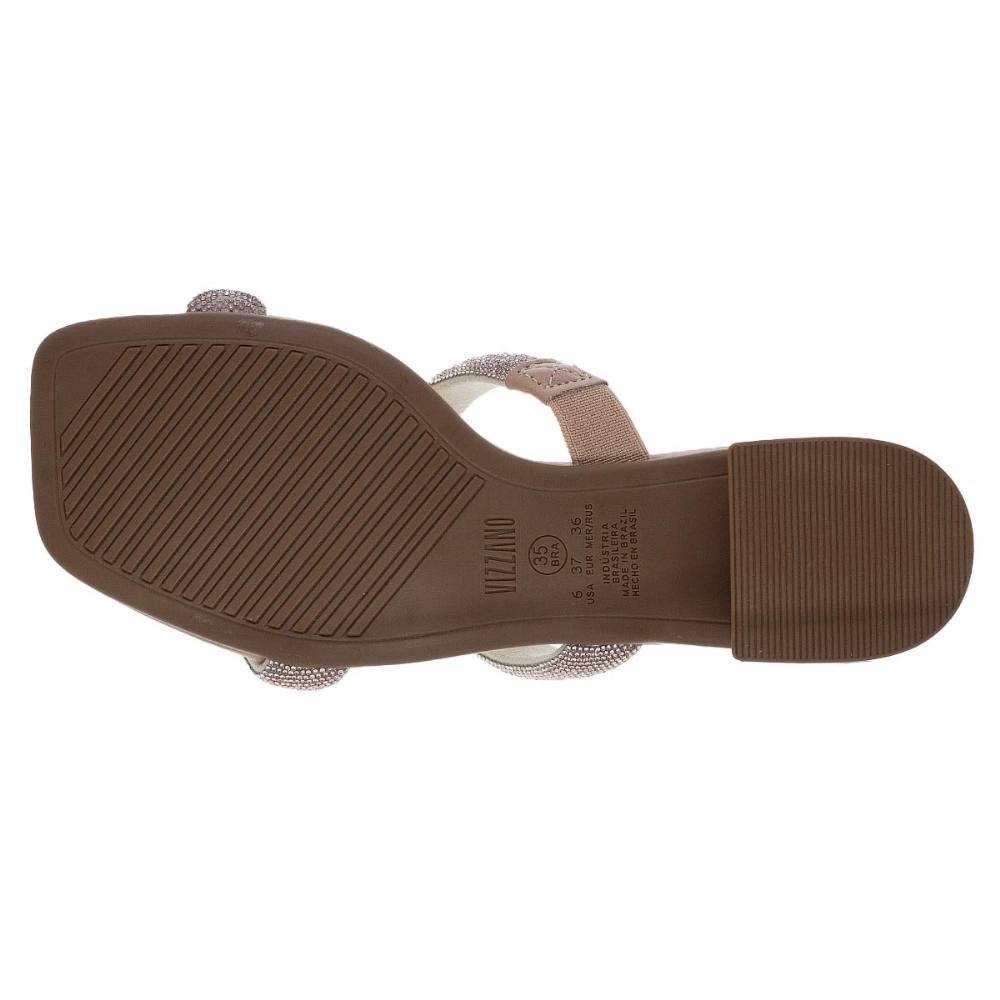 Tamanco Feminino Vizzano 6454.122 Ouro Rosado Rose Gold 4