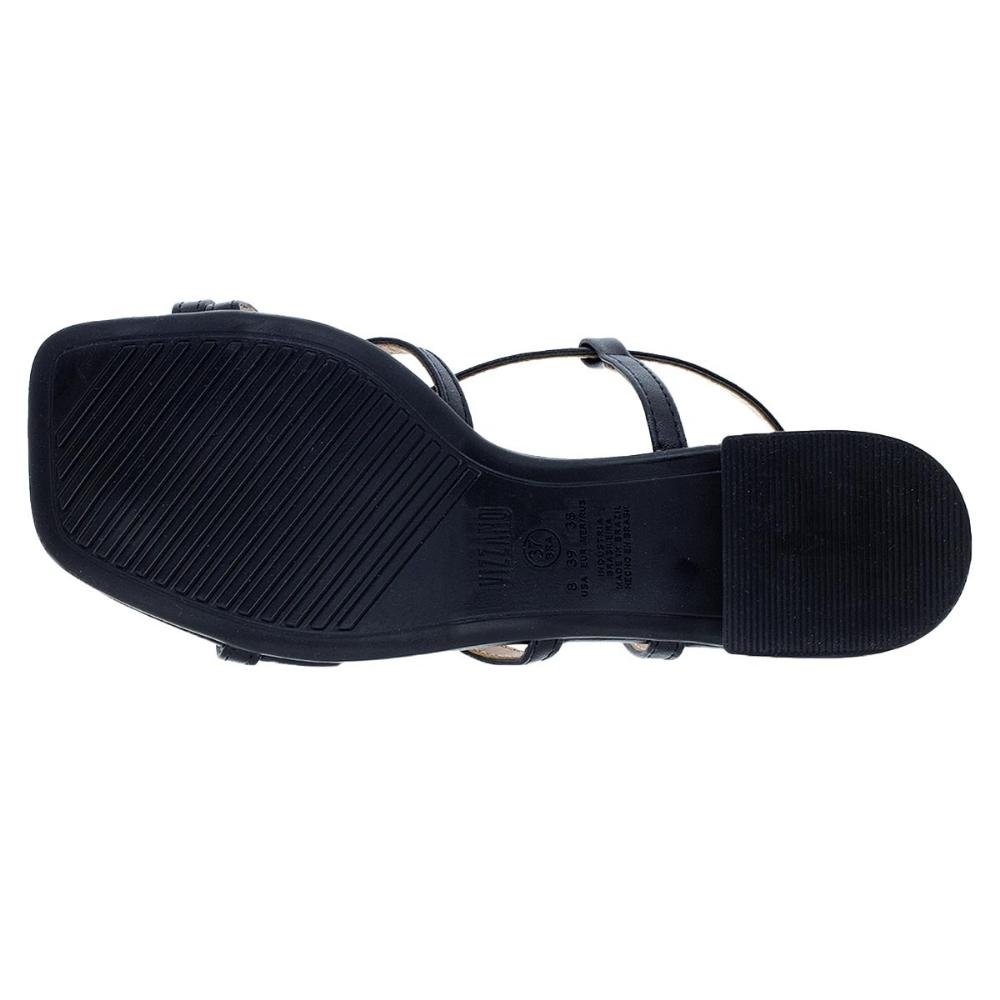 Sandália Feminina Vizzano 6454.123 Preto Preto 4
