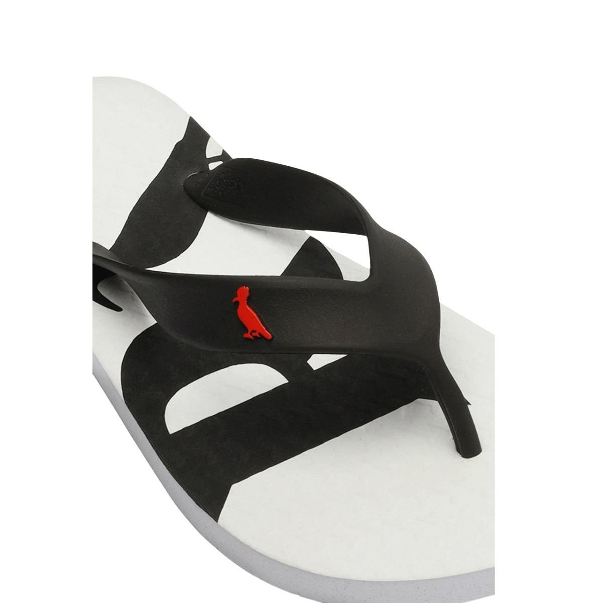 Chinelo Masculino Reserva RPP Branco Preto/Branco 4