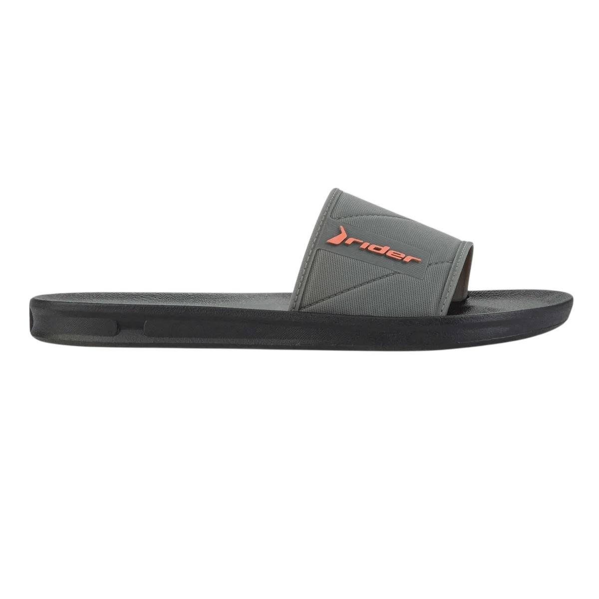 Chinelo Slide Masculino Rider Street 11578 Preto Cinza 2