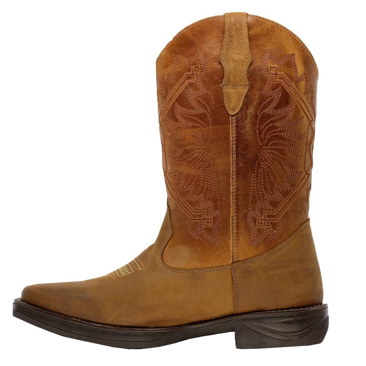 Bota Texana Masculina Big Bull Boots 900-470B Marrom Caramelo 2