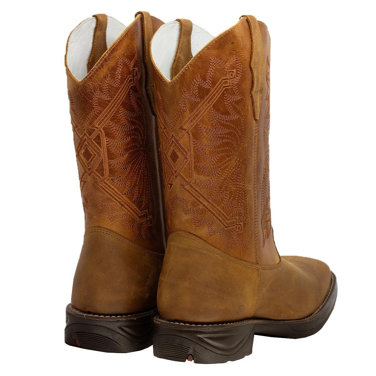 Bota Texana Masculina Big Bull Boots 900-470B Marrom Caramelo 4
