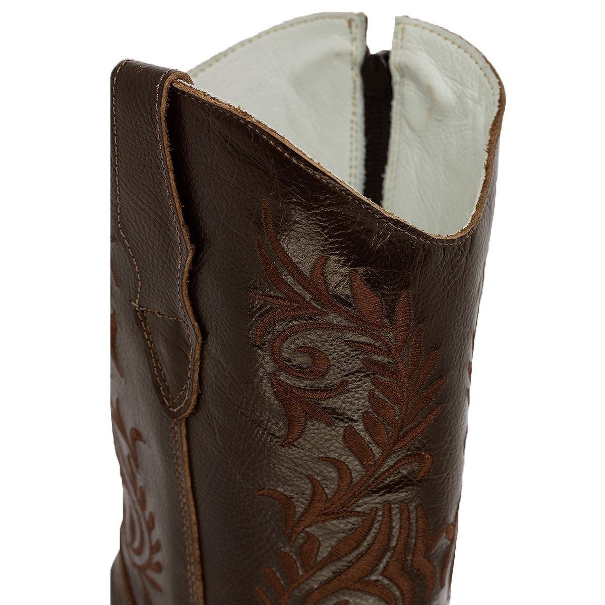 Bota Texana Feminina Big Bull Boots 840-22B Café Café 5