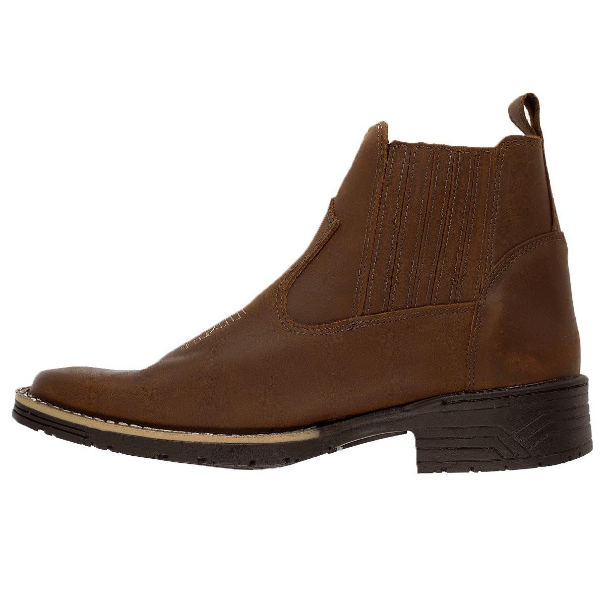 Botina Sertaneja Masculina kéffor 20010 Marrom Marrom 2