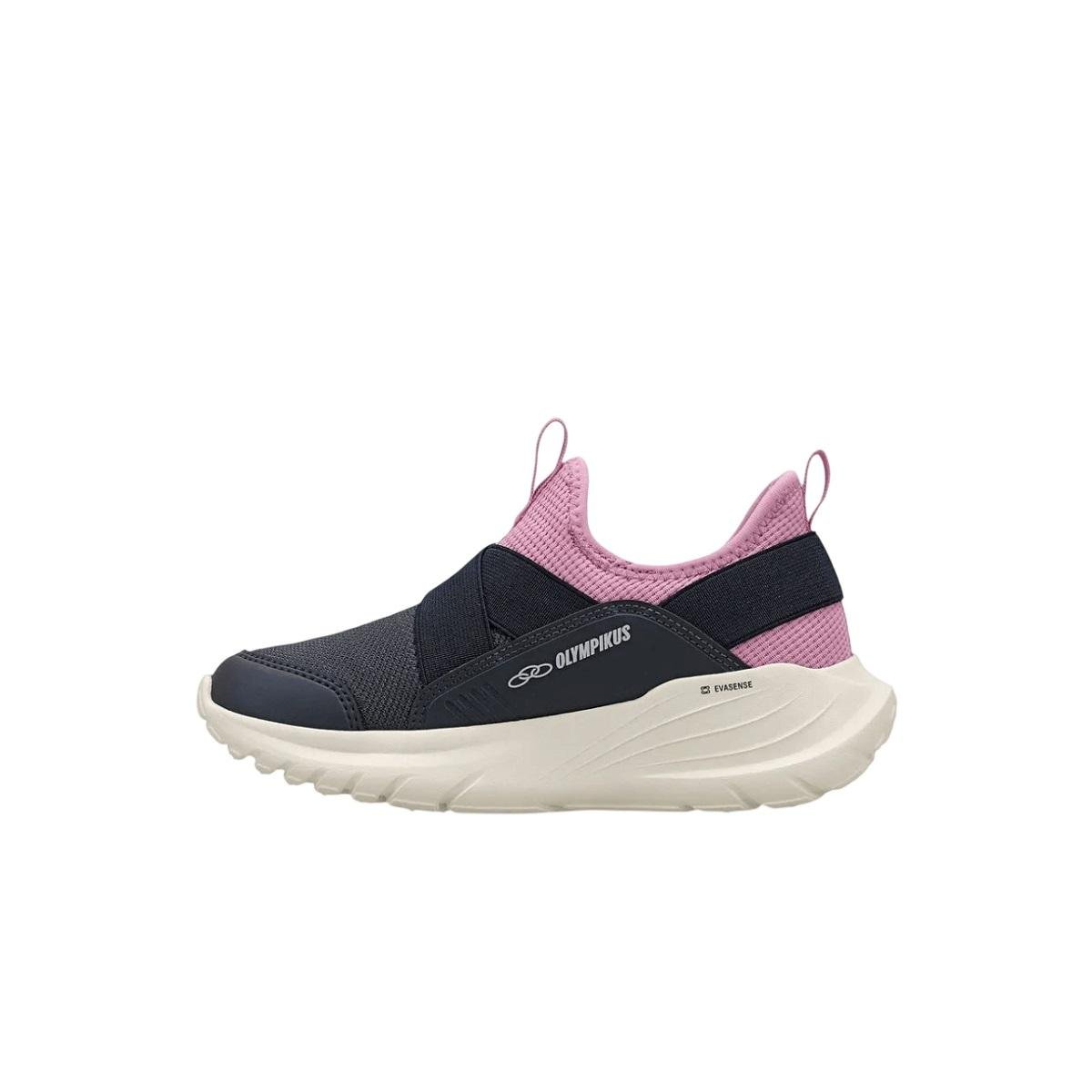 Tênis Slip On Infantil Menina Olympikus Stream Marinho Azul Marinho/Rosa 2
