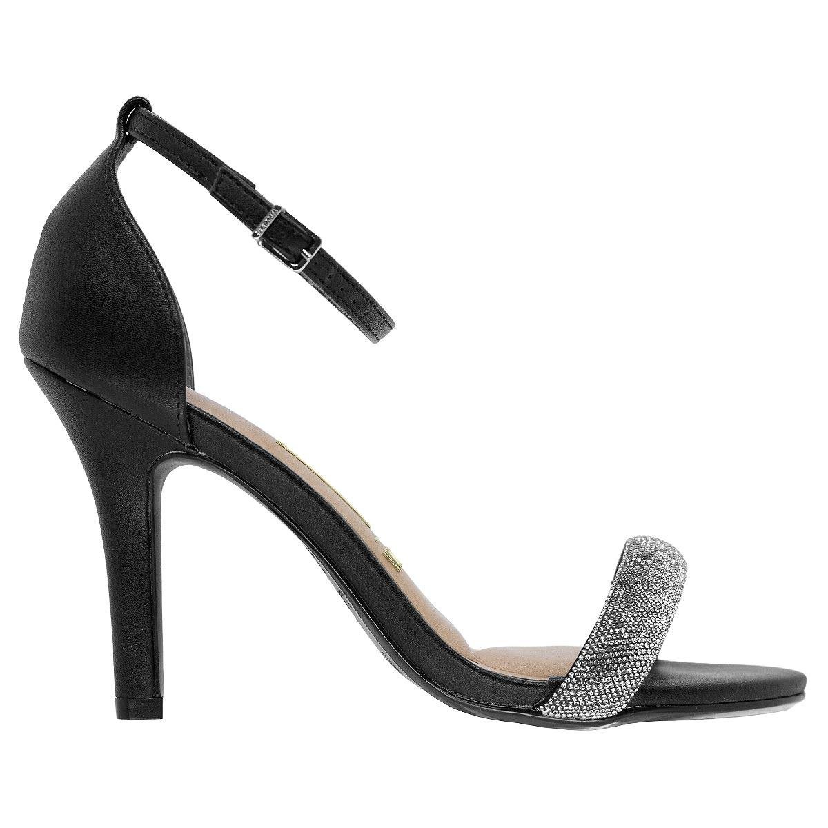 Sandália Salto Alto Feminina Vizzano 6249 Preta