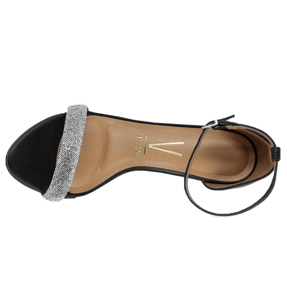 Sandália Salto Alto Feminina Vizzano 6249 Preta Preto 3