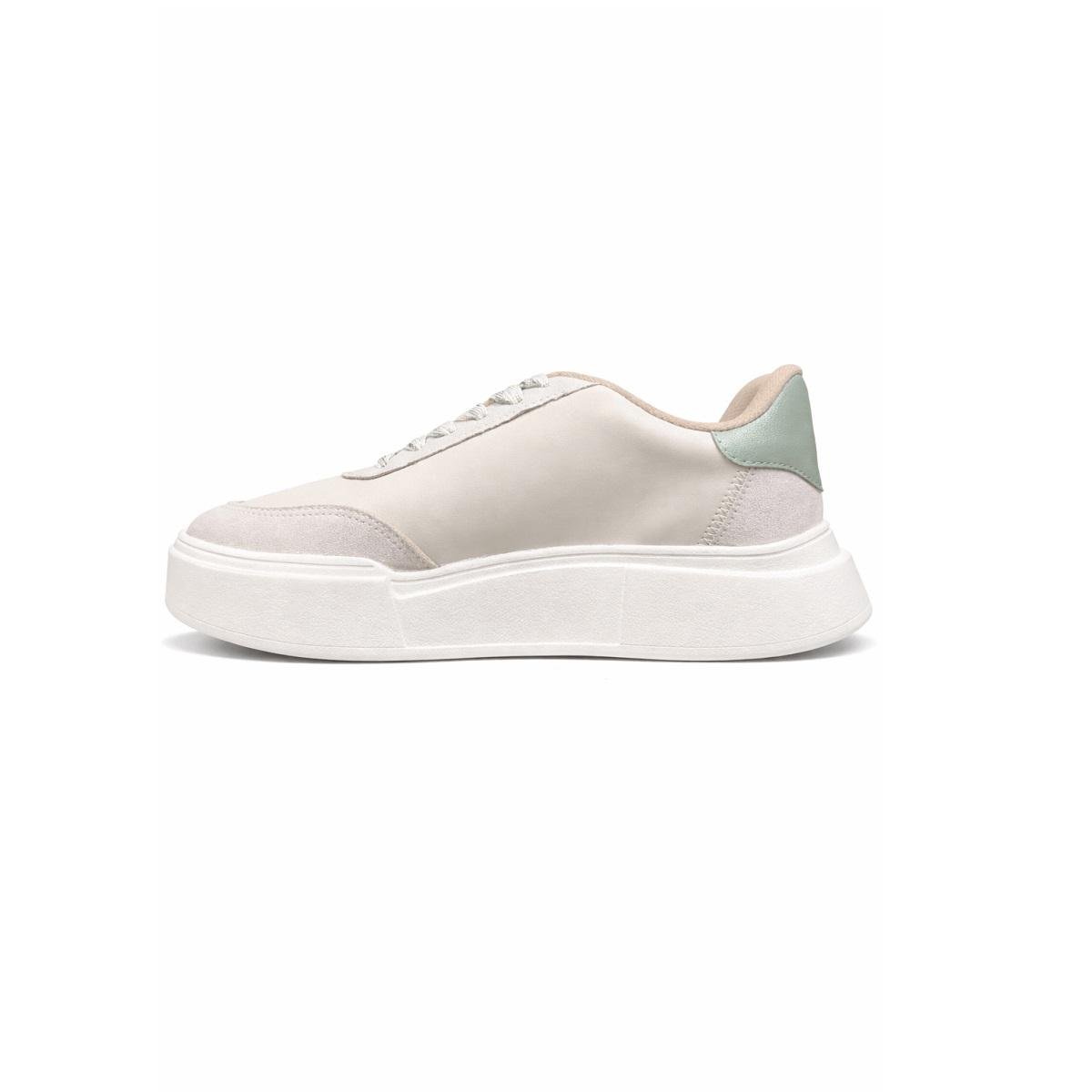 Tênis Casual Feminino Moleca 5838.101 Offwhite Branco 2