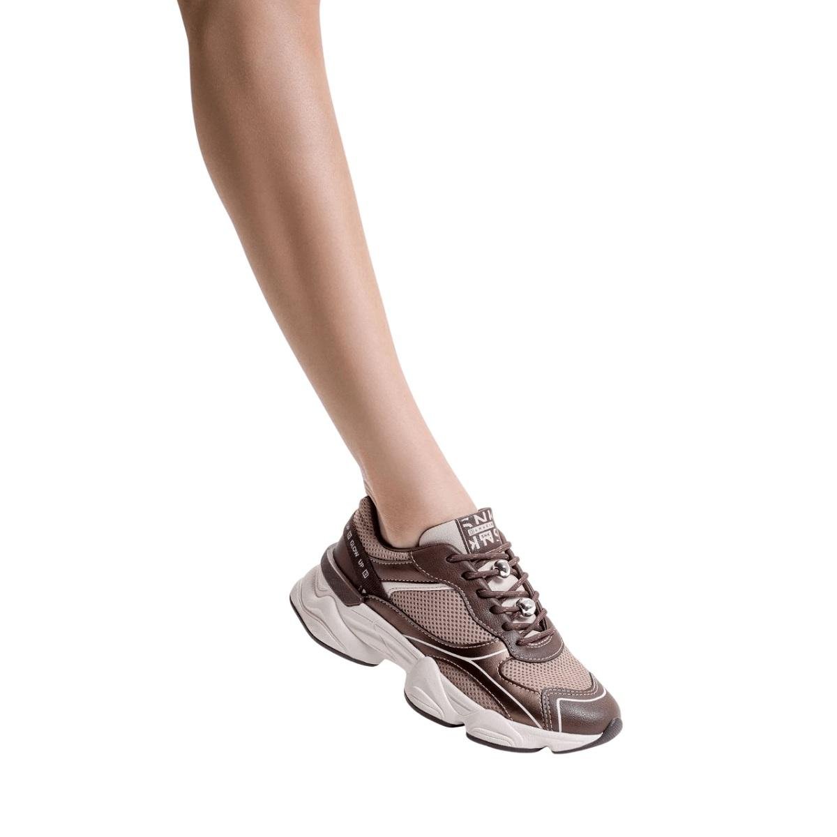 Tênis Chunky Feminino Ramarim 26-90101 Marrom Marrom 4