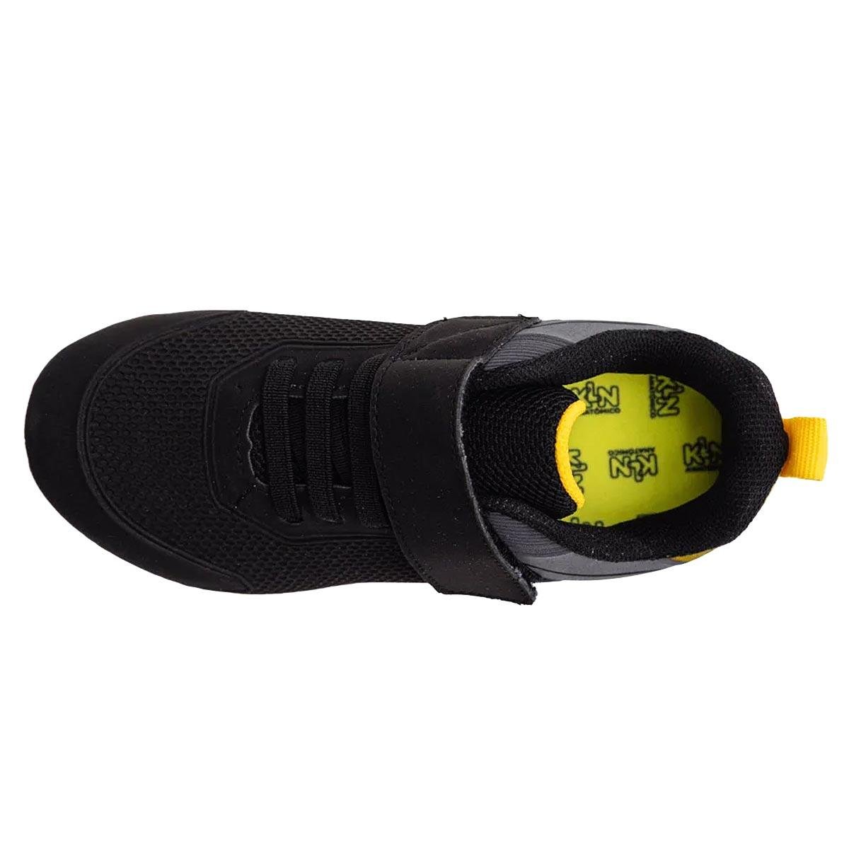 Tênis Casual Infantil Menino Klin 480074000 Preto Preto 3