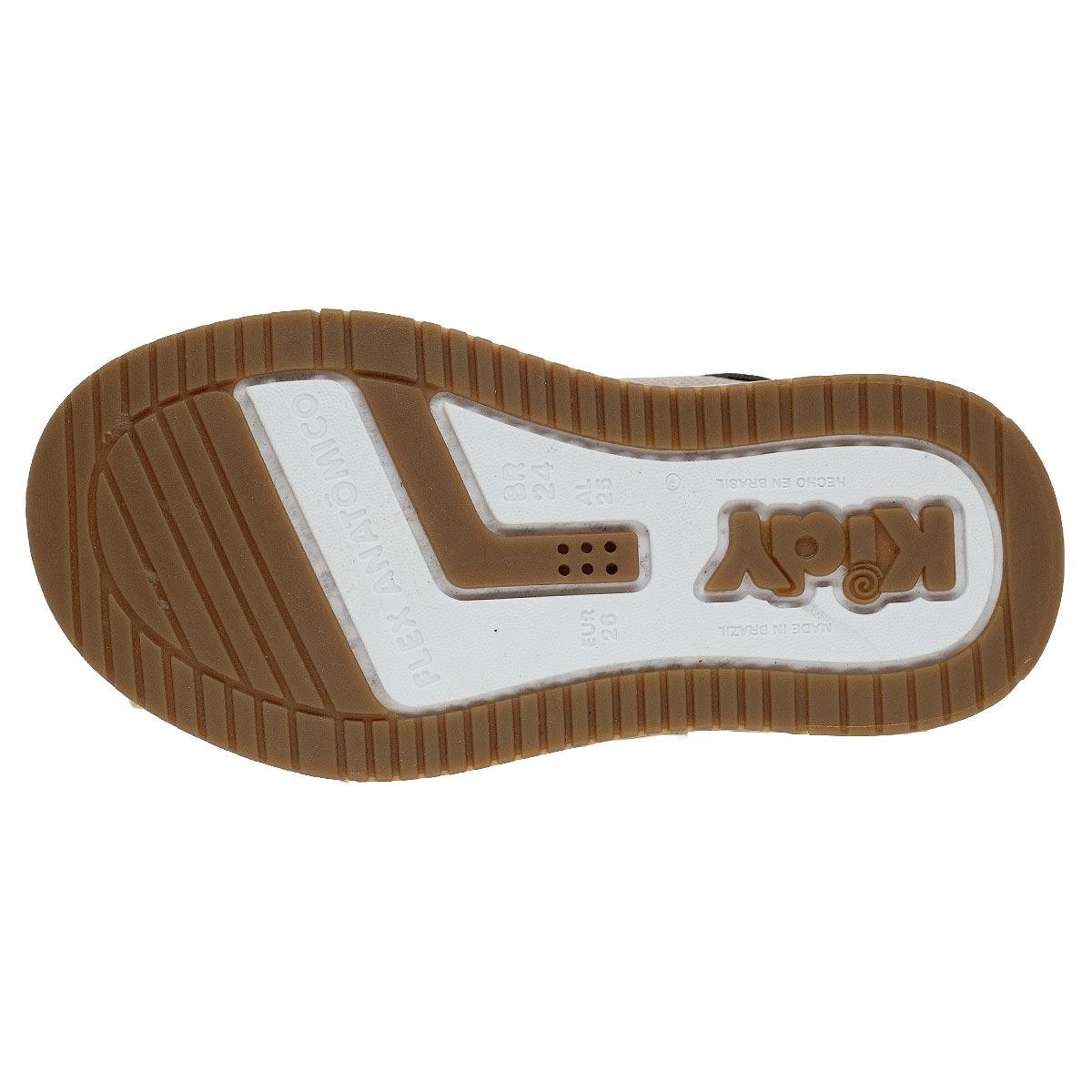 Tênis Infantil Menino Kidy 313 Caramelo Marrom 4