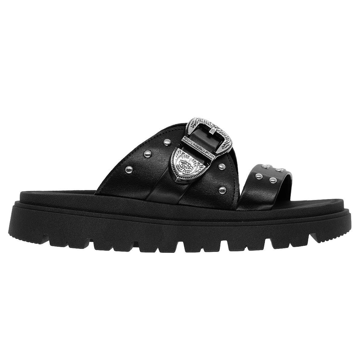 Tamanco Feminino Papete Moleca 5504.103 Preto