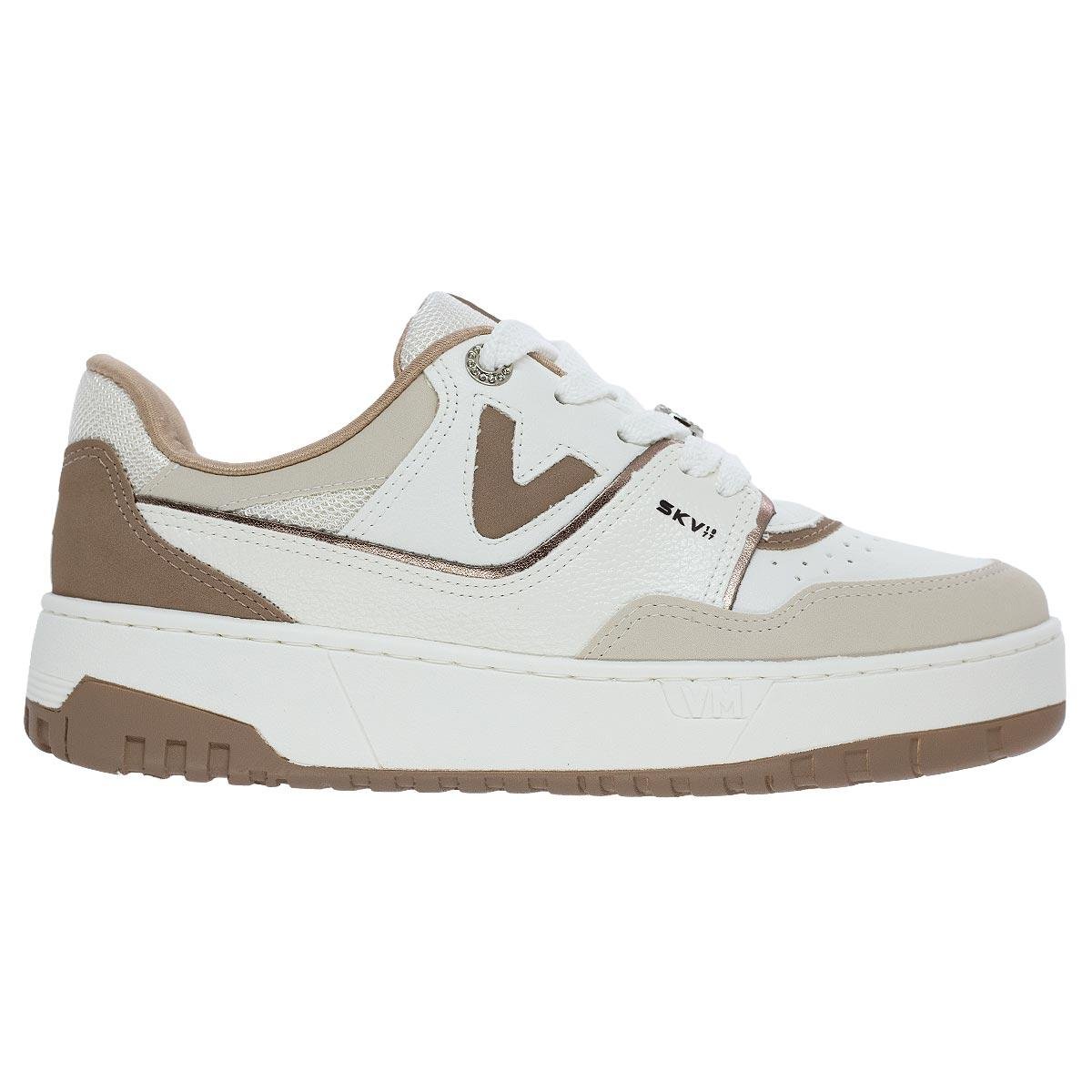 Tênis Casual Feminino Via Marte 042-036-19 Branco