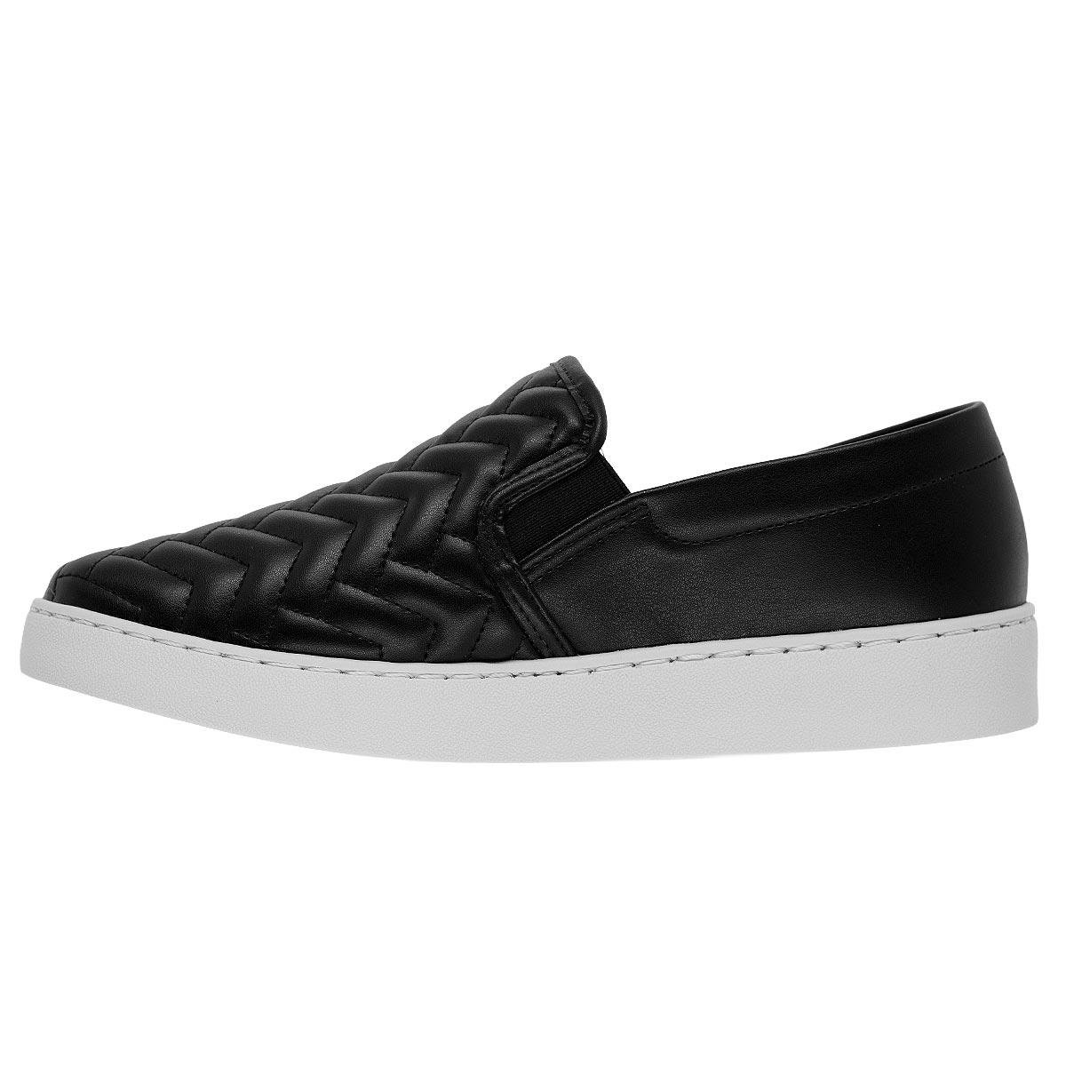 Tênis Casual Slip On Feminino Vizzano 1214.1010 Preto Preto 2