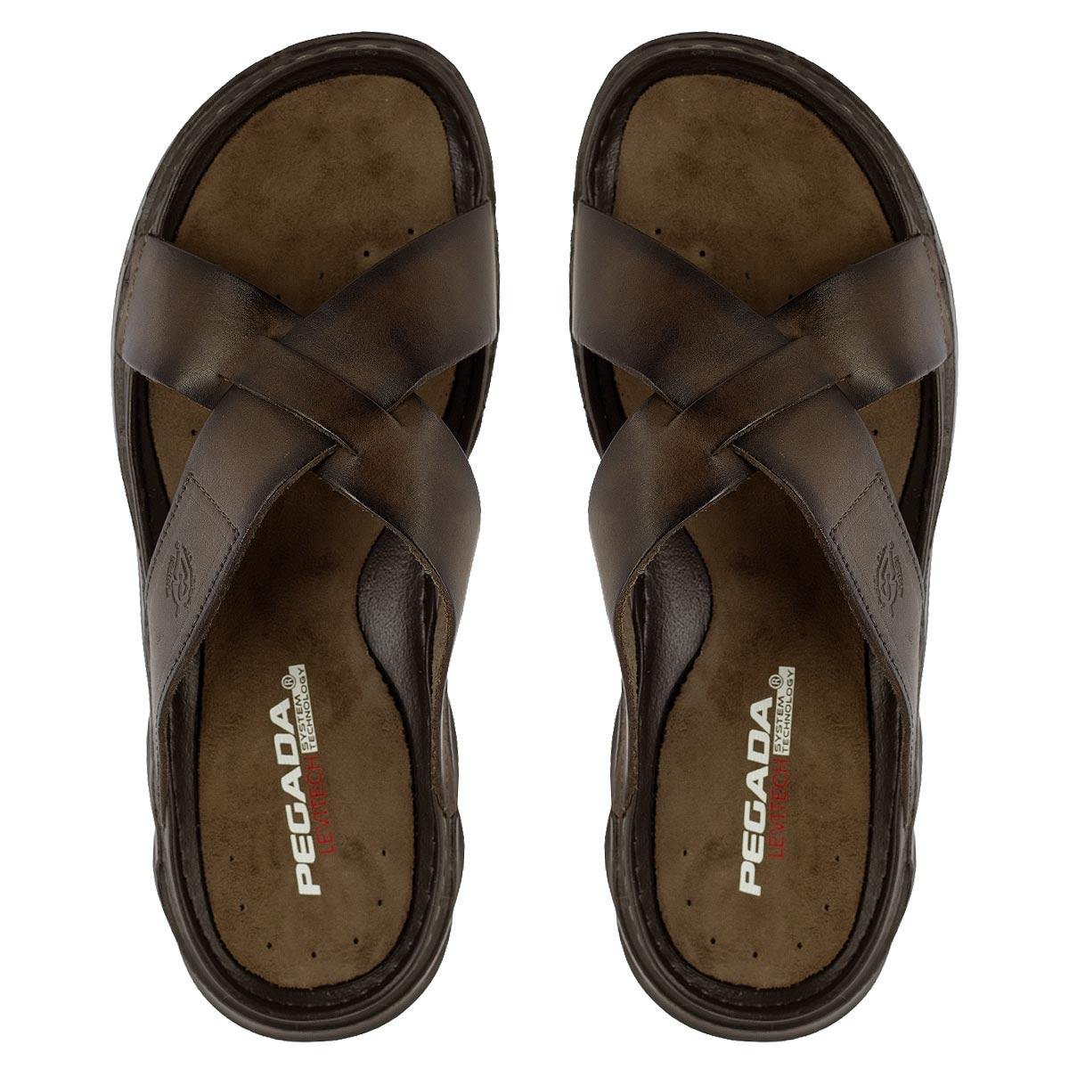 Chinelo Masculina Pegada 134102 Marrom