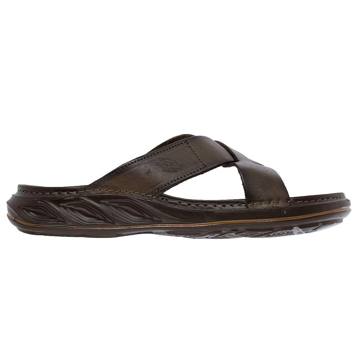 Chinelo Masculina Pegada 134102 Marrom Marrom 2