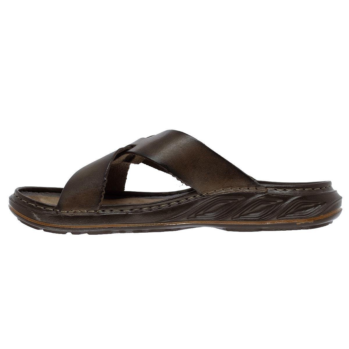 Chinelo Masculina Pegada 134102 Marrom Marrom 3