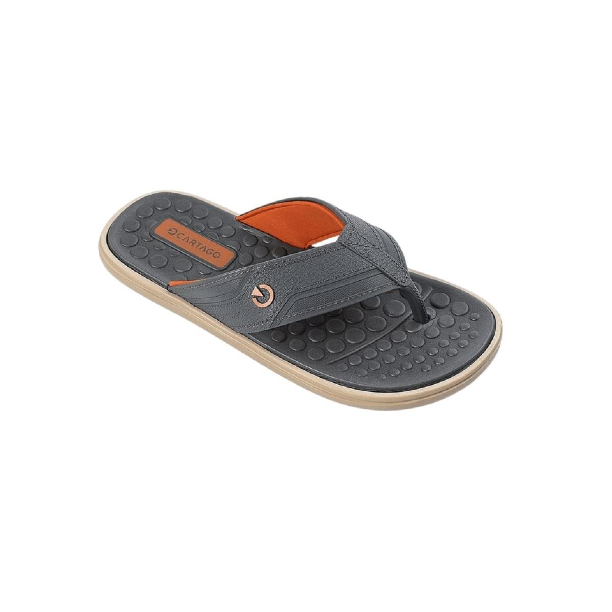 Chinelo Infantil Menino Cartago Veneto III 12546 Chumbo Cinza 3