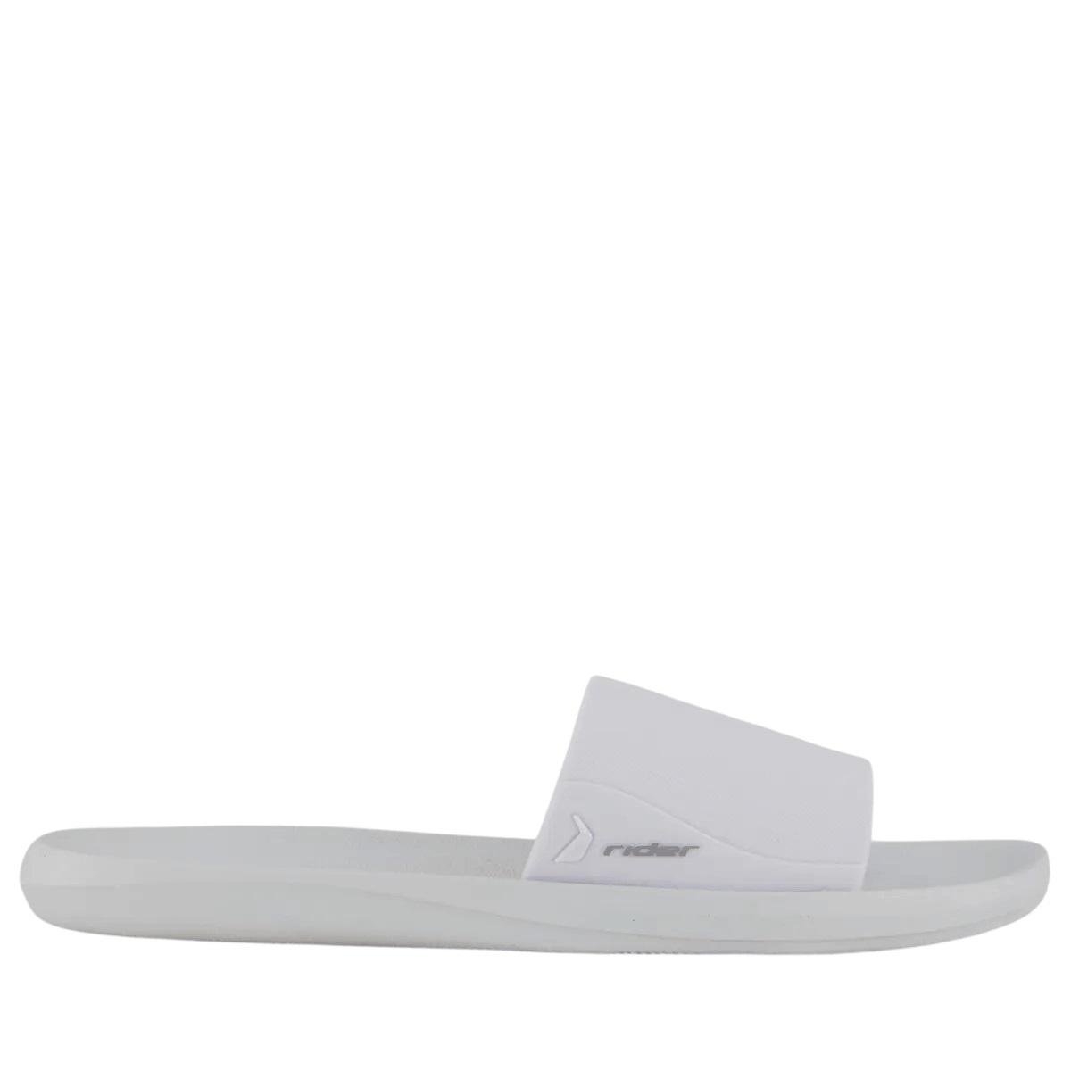 Chinelo Slide Masculino Rider Feel 12491 Branco Branco 2