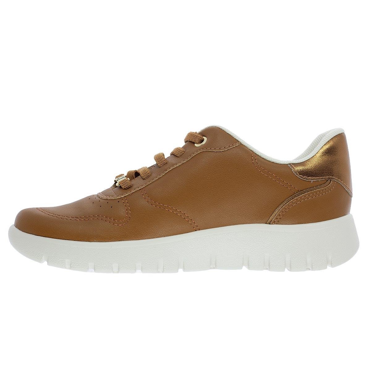 Tênis Casual Feminino Piccadilly 950051-1 Caramelo Marrom 2