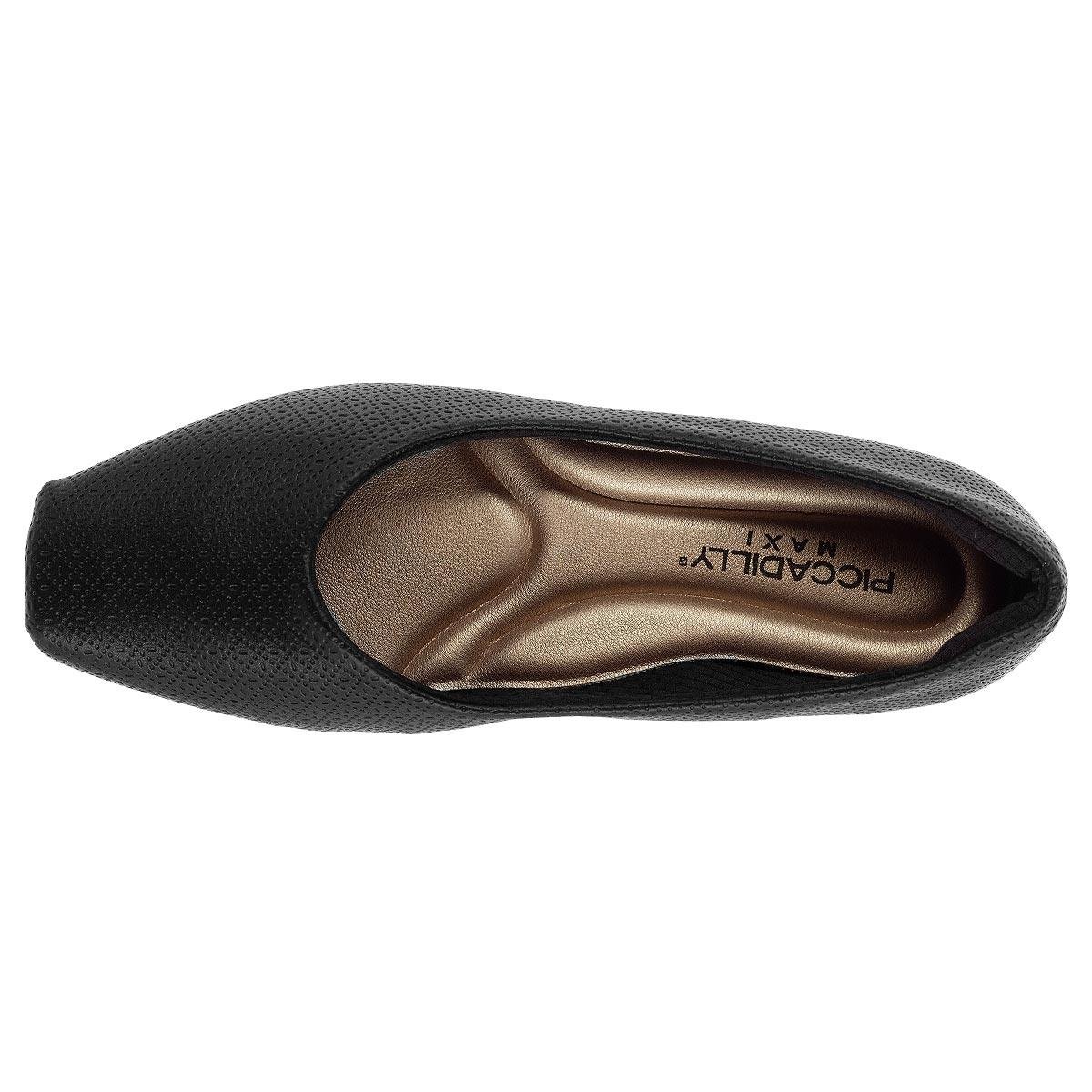 Sapato Joanete Feminino Piccadilly Maxi 147191-77 Preto Preto 3