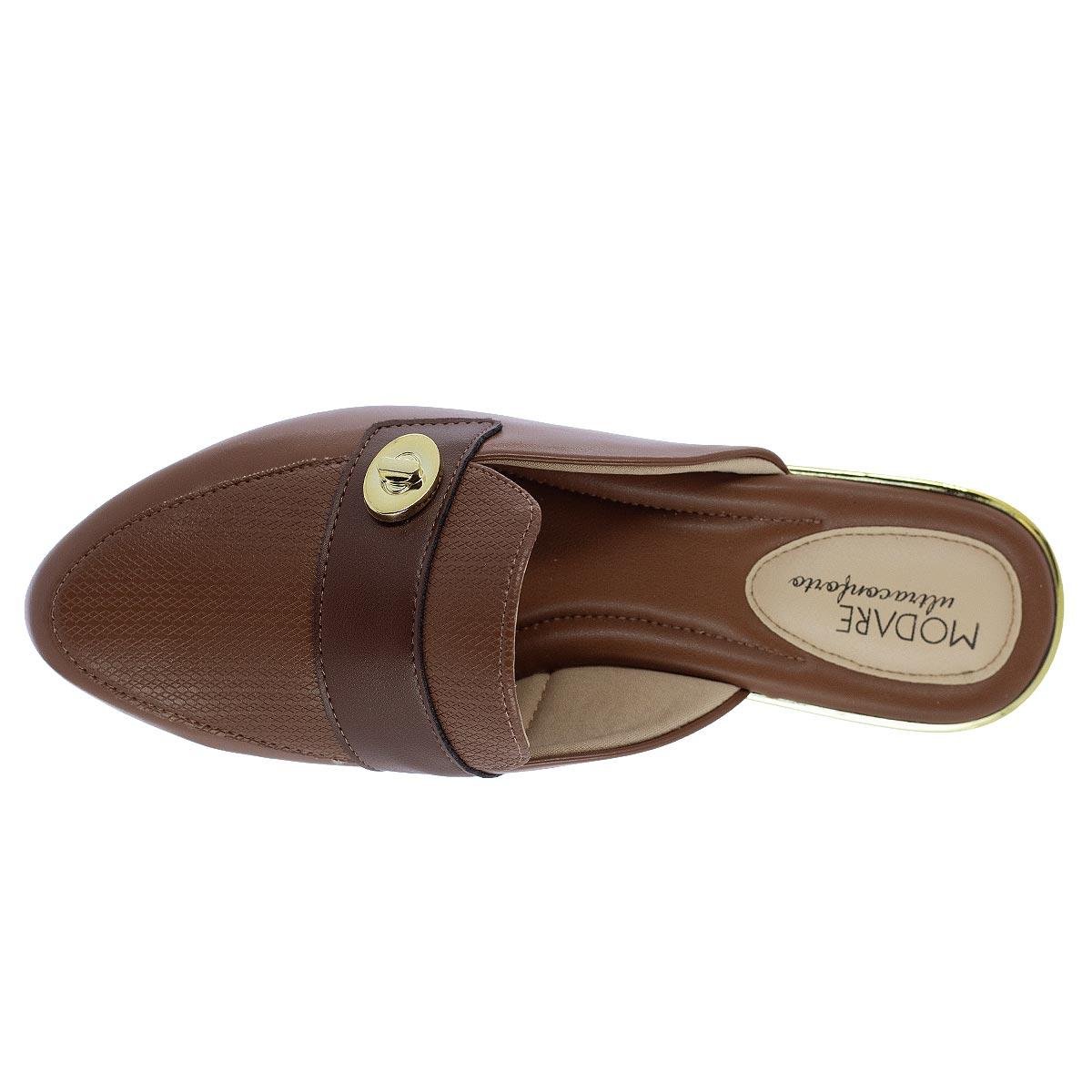 Mule Feminino Modare Ultraconforto 7505.334 Marrom Marrom 3