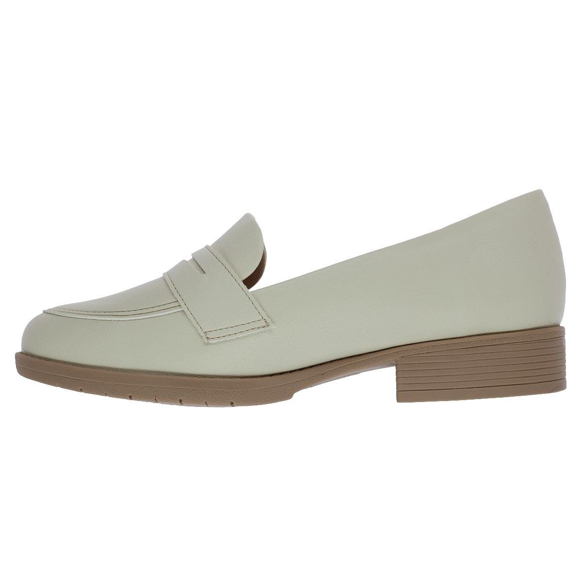 Mocassim Feminino Piccadilly 653023-12 Offwhite Branco 2